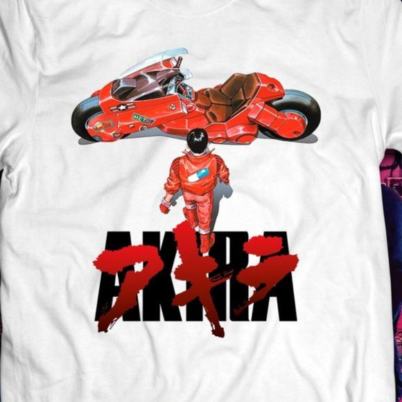 Vintage Style Japanese Cyberpunk Akira Manga Tee - Picture 2 of 2
